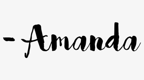 Amanda Sig - Amanda Calligraphy, HD Png Download, Transparent PNG
