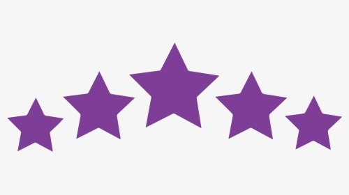 Vector Of 5 Stars Signifying Reliability - Blue Stars In A Line, HD Png Download, Transparent PNG