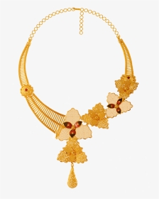 Chandra Jewellers 22kt Yellow Gold Necklace For Women - Pc Chandra Jewellers New Collection, HD Png Download, Transparent PNG