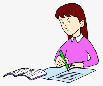 Person Writing A Letter Clipart - Person Writing Clipart, HD Png Download, Transparent PNG