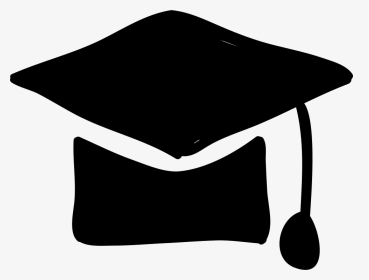 Graduation Hat Filled Hand Drawn Tool, HD Png Download, Transparent PNG
