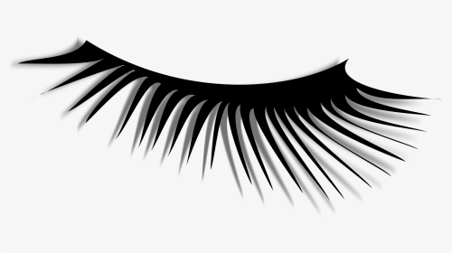 Cat Eyes With Lashes Clipart Png Transparent Download - Big Eyelashes Clipart, Png Download, Transparent PNG