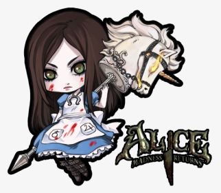 Picture Royalty Free Library Chibi American Macgee - Alice Madness Returns Chibi, HD Png Download, Transparent PNG