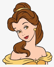 Beauty And The Beast&belle Clip Art Image 4 - Belle Beauty And The Beast Clipart, HD Png Download, Transparent PNG