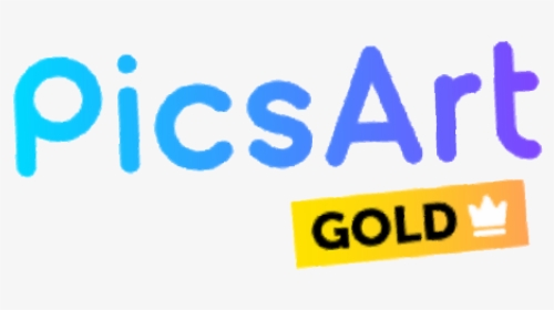 #picsart #picsartgold #gold #crown #inscription #yellow - Electric Blue, HD Png Download, Transparent PNG