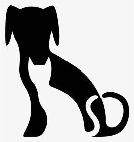 Pet A Cat Clipart Clip Art Black And White Library - Clipart Dog And Cat, HD Png Download, Transparent PNG