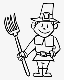 Image Royalty Free Adult How To Draw A Pilgrim How - Cartoon, HD Png Download, Transparent PNG