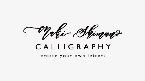 Maki Shimano Calligraphy - Calligraphy, HD Png Download, Transparent PNG