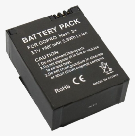 Battery Video Dsk Ahdbt-201 Gopro 1180mah - Box, HD Png Download, Transparent PNG