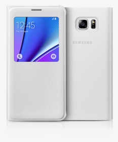 White Pearl Galaxy Note 5 With White S View Cover - Samsung Galaxy Note 8 S View Flip Cover, HD Png Download, Transparent PNG