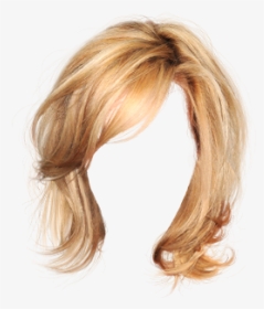 #blondehair #blondewig - Wig Png, Transparent Png, Transparent PNG