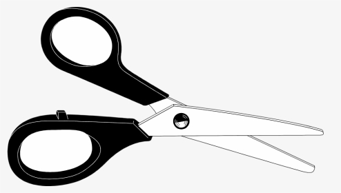 Clipart Black And - Pair Of Scissors Clipart, HD Png Download, Transparent PNG