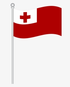 Flag Of Tonga Flag Tonga - Tongan Flag No Background, HD Png Download, Transparent PNG