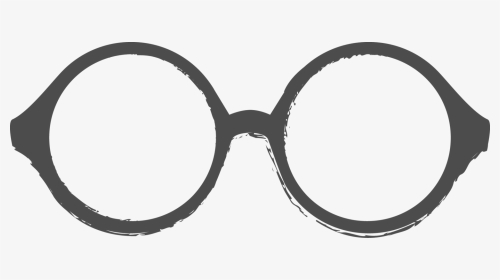 Clipart Glasses Grandpa - Round Glasses Clipart, HD Png Download, Transparent PNG