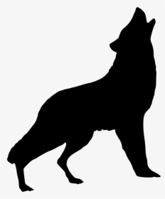 Transparent Background Wolf Silhouette Png, Png Download, Transparent PNG