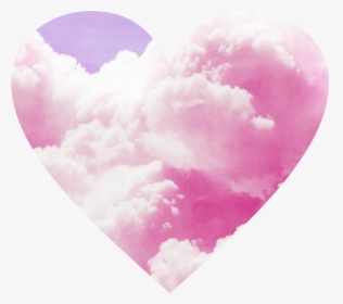 #heart #cloud #pinkcloud #clouds #pinkclouds #pinkheart - Heart, HD Png Download, Transparent PNG