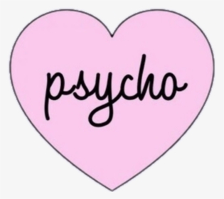 #heart #love #text #psycho - Pink Spacers For Instagram, HD Png Download, Transparent PNG