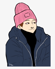 Bts Digital Art By - Beanie, HD Png Download, Transparent PNG