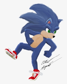 After Spending A Whole Night Analyzing The Poster For - Sonic Movie See Through, HD Png Download, Transparent PNG