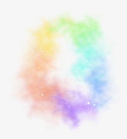 #rainbow #colorsmoke #galaxy #planet #glitter #starlight - Color Splash Color Background, HD Png Download, Transparent PNG