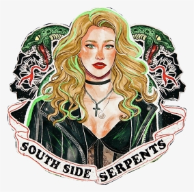 #riverdale #southside #serpents #southsideserpents - Betty Cooper Southside Serpent, HD Png Download, Transparent PNG