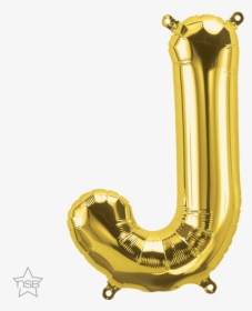 Balloon Letter J Gold, HD Png Download, Transparent PNG