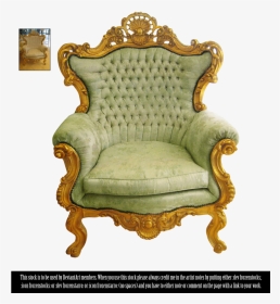 King Royal Chair Png, Transparent Png, Transparent PNG