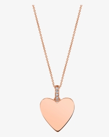 Heart Pendant With Diamond Bale - Locket, HD Png Download, Transparent PNG