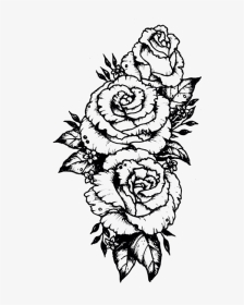 Forearm Rose Tattoo Drawing, HD Png Download, Transparent PNG