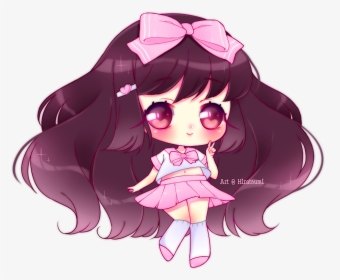 Cute Girl By Hiratsumi On Deviantart - Cute And Simple Chibi Drawings, HD Png Download, Transparent PNG
