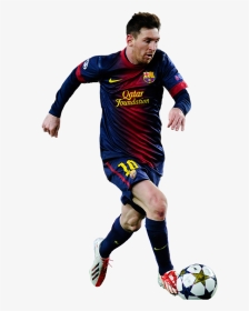 Football Player Png - Messi Render, Transparent Png, Transparent PNG