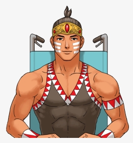 Ace Attorney Acro Gif Clipart , Png Download - Ken Dingling, Transparent Png, Transparent PNG