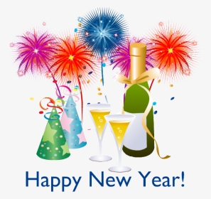 Transparent New Year S Eve Party Clipart - Clip Art Happy New Year 2019, HD Png Download, Transparent PNG