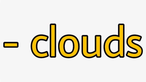 #clouds #yellow #aesthetic #yellowaesthetic #aesthetictext - Orange, HD Png Download, Transparent PNG