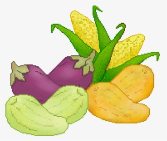 Vegetable Basket Clipart At Getdrawings - Vegetable Clip Art, HD Png Download, Transparent PNG