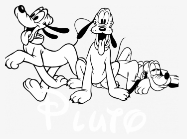 Pluto Dog Coloring Page, HD Png Download, Transparent PNG