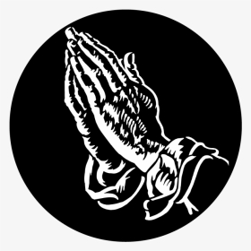 Apollo Praying Hands Steel Gobo Ms-3406 , Png Download - Black And White Praying Hands, Transparent Png, Transparent PNG