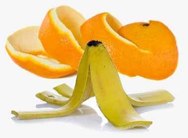Banana And Orange Peel, HD Png Download, Transparent PNG