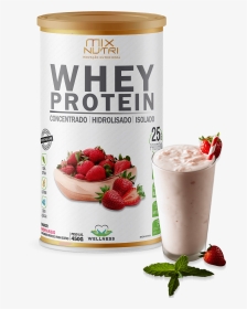Whey Protein Morango - Vegan Protein Mix Nutri, HD Png Download, Transparent PNG