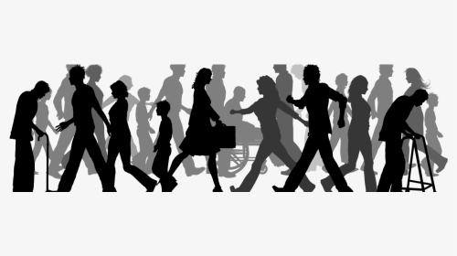 Image - Group Of People Walking, HD Png Download, Transparent PNG