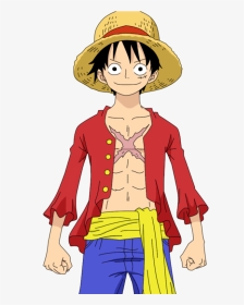 Transparent One Piece Luffy Png - Monkey D Luffy Cool Fanart, Png Download, Transparent PNG