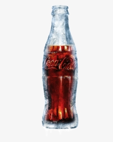 Glass Bottle Coca Cola, HD Png Download, Transparent PNG