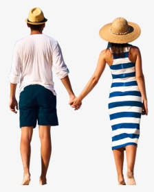 Couple In The Beach Png, Transparent Png, Transparent PNG