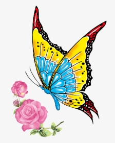 Butterfly Sticker Transparent, HD Png Download, Transparent PNG