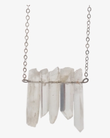 Quartz Point Line Silver Necklace   Class Lazyload, HD Png Download, Transparent PNG