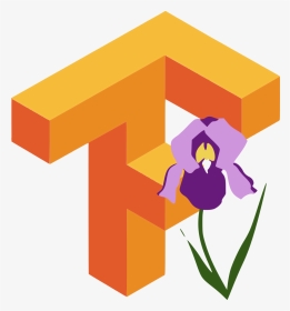 The Tensorflow Logo With An Iris Depicted In Front - Tensorflow Logo Png, Transparent Png, Transparent PNG