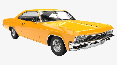 Yellow Classic Car Png, Transparent Png, Transparent PNG