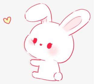 #rabbit #bunny #pink #cute #soft #aesthetic #pastel - Rabbit, HD Png Download, Transparent PNG