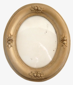 Antique Oval Picture Frame Gesso, HD Png Download, Transparent PNG