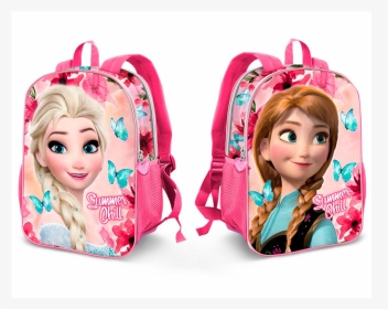 Mochila Frozen 2 Caras Elsa Y Anna   Width 370   Height - Minnie Mouse Batoh Detsky, HD Png Download, Transparent PNG